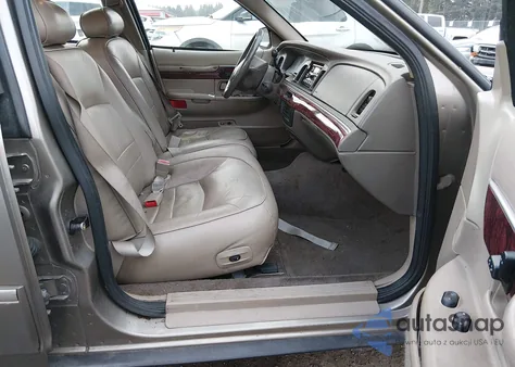 2001 Mercury Grand Marquis Ls из США, поврежденный, VIN 2MEFM75WX1X614009